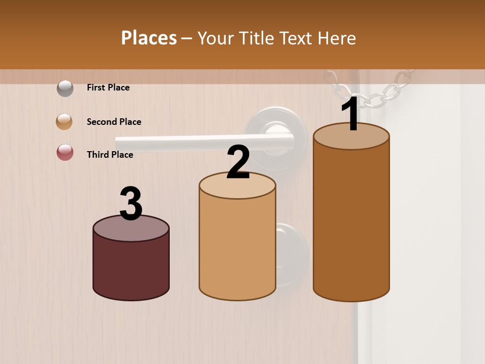 Door Security Hole PowerPoint Template