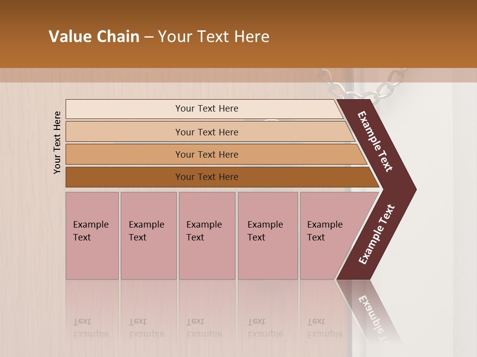 Door Security Hole PowerPoint Template
