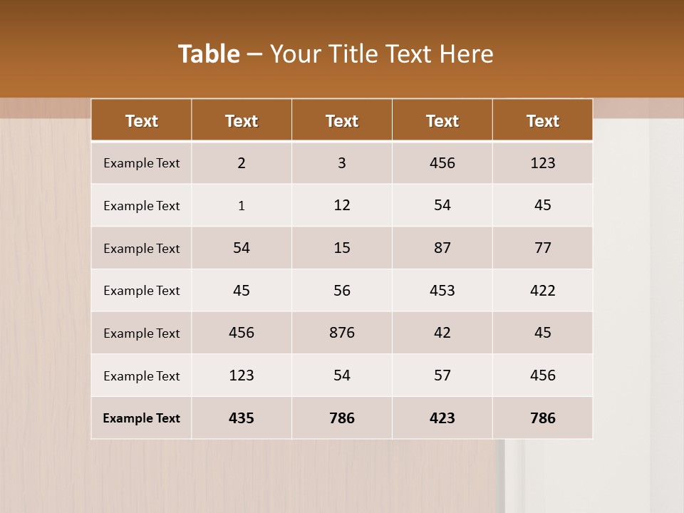 Door Security Hole PowerPoint Template