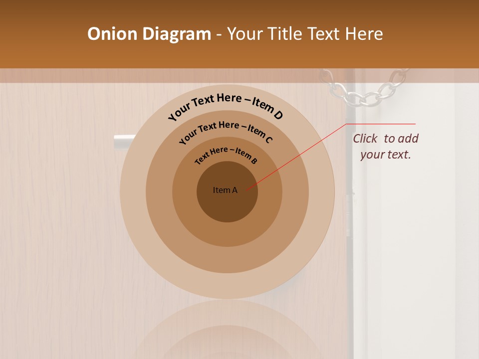 Door Security Hole PowerPoint Template