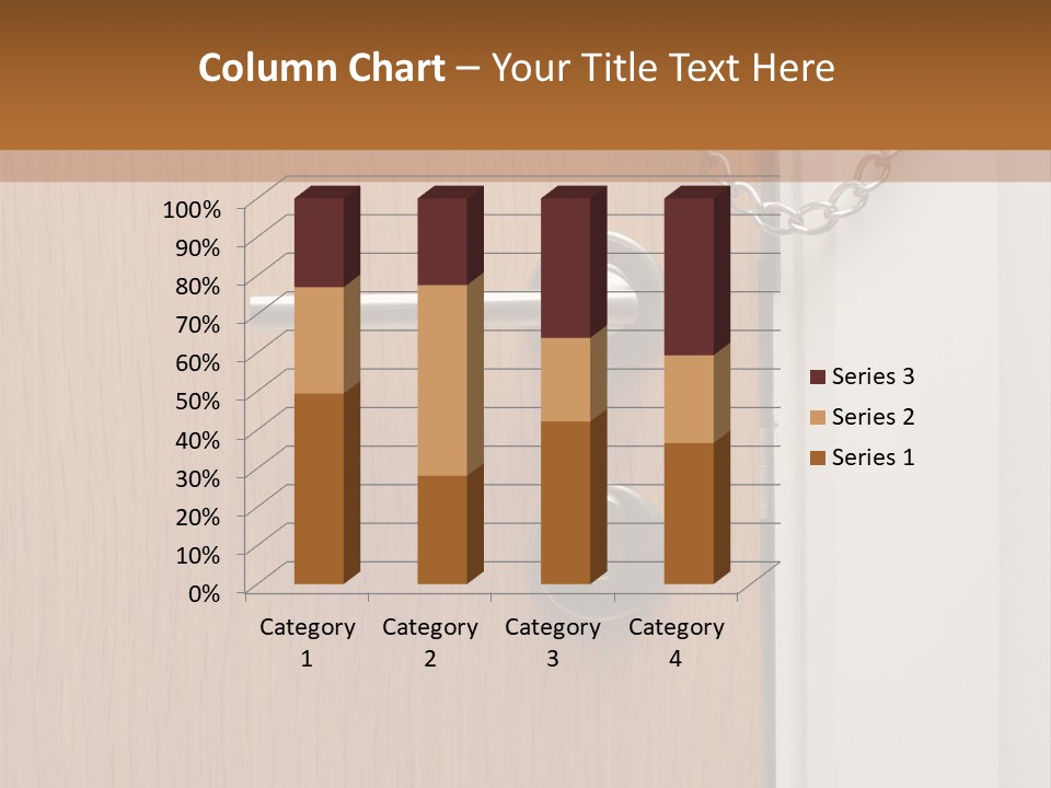 Door Security Hole PowerPoint Template