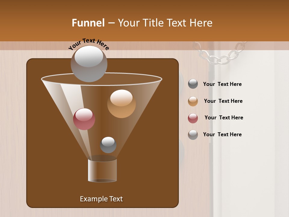 Door Security Hole PowerPoint Template