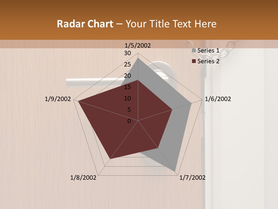 Door Security Hole PowerPoint Template