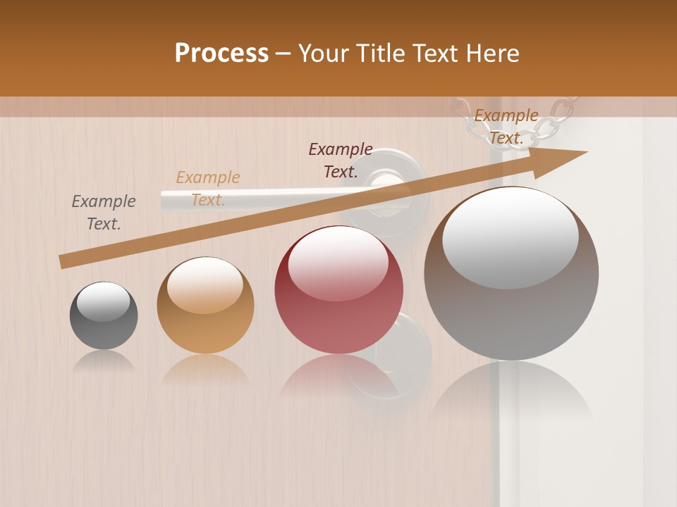Door Security Hole PowerPoint Template