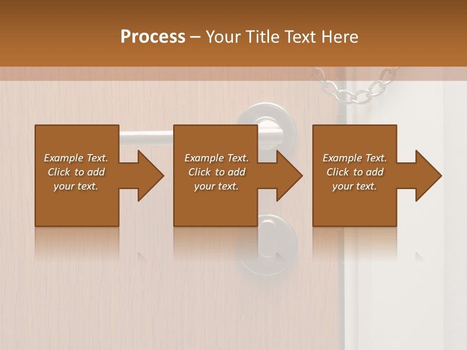 Door Security Hole PowerPoint Template