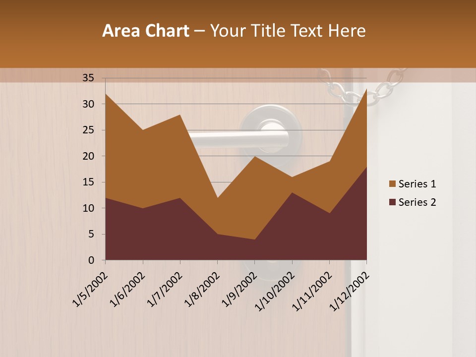 Door Security Hole PowerPoint Template