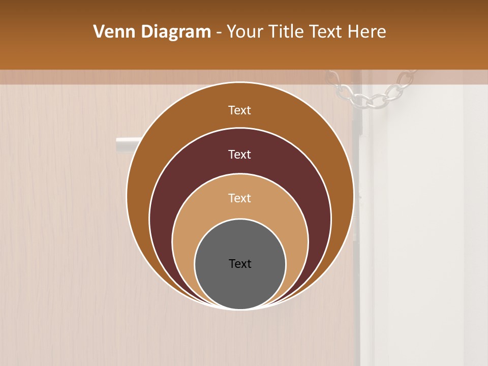 Door Security Hole PowerPoint Template