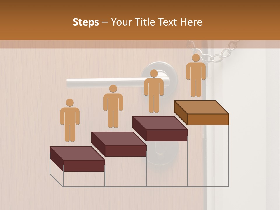 Door Security Hole PowerPoint Template