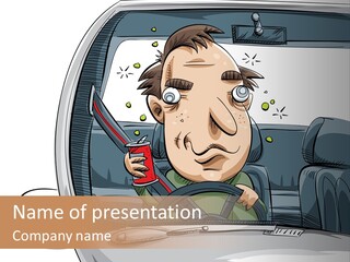 Illegal Alcoholic Intoxicated PowerPoint Template