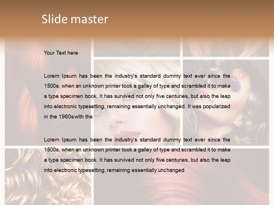 Cut Black Collage PowerPoint Template