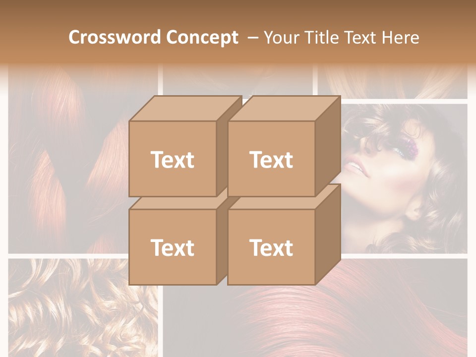 Cut Black Collage PowerPoint Template