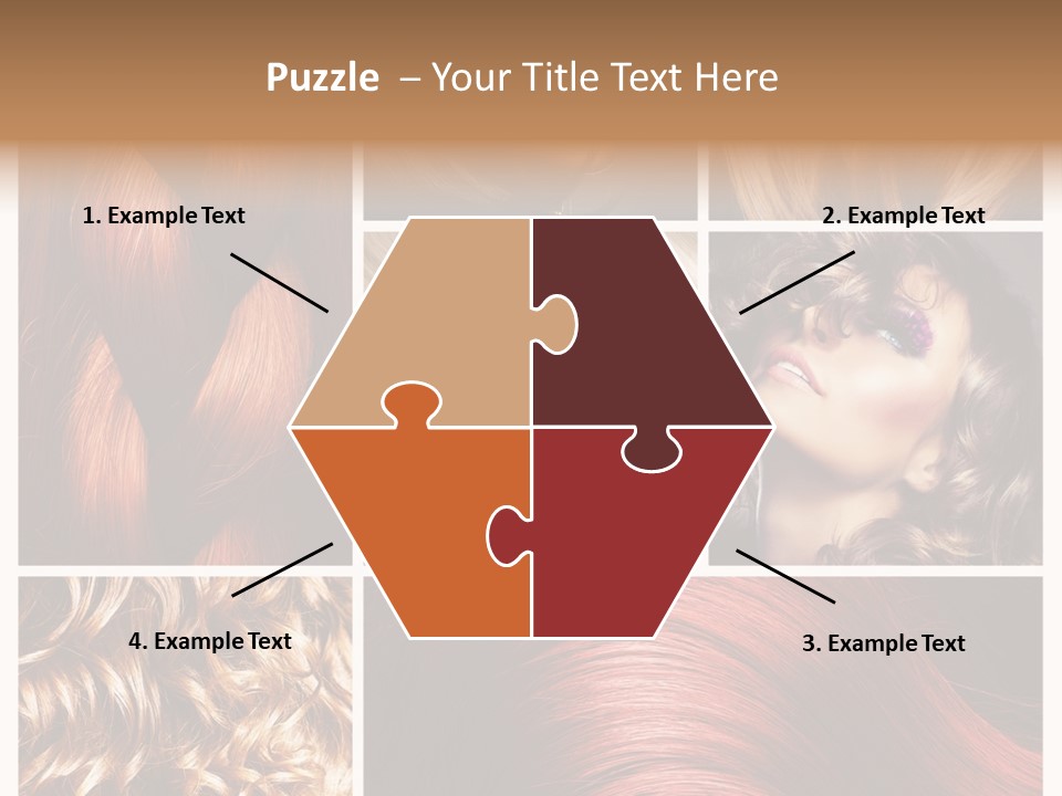 Cut Black Collage PowerPoint Template