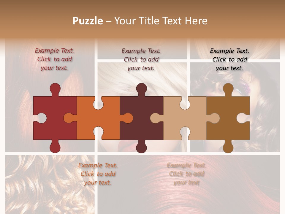 Cut Black Collage PowerPoint Template