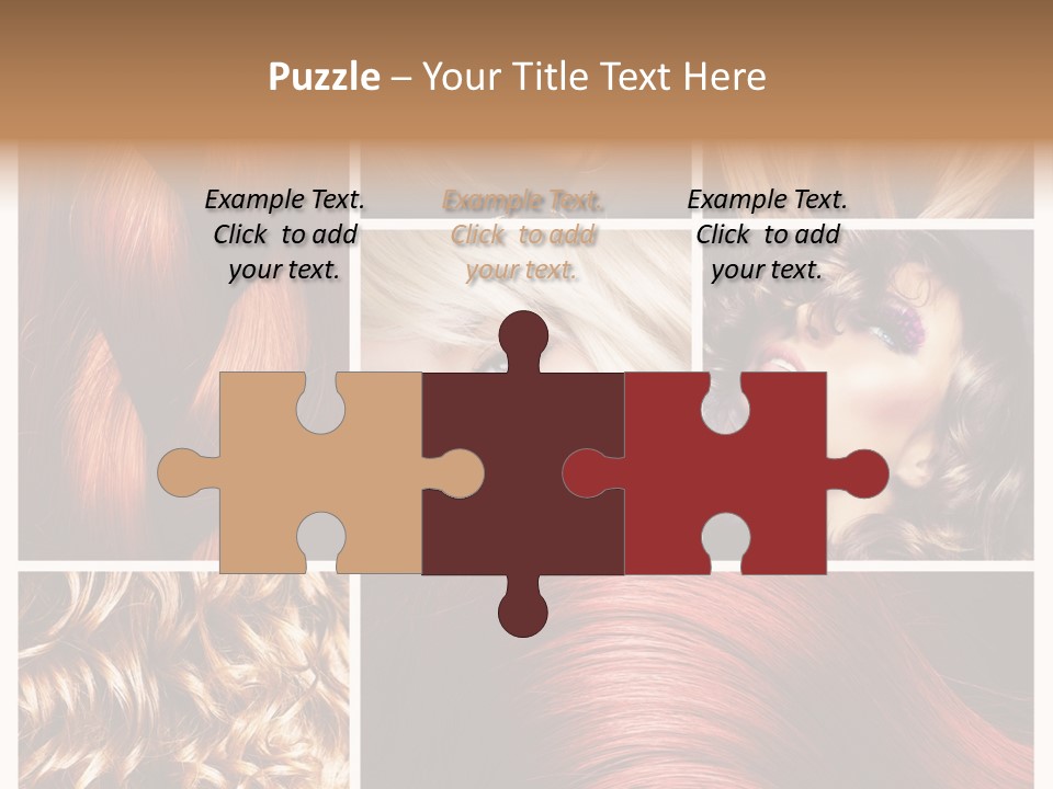 Cut Black Collage PowerPoint Template