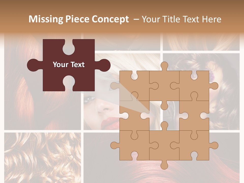 Cut Black Collage PowerPoint Template