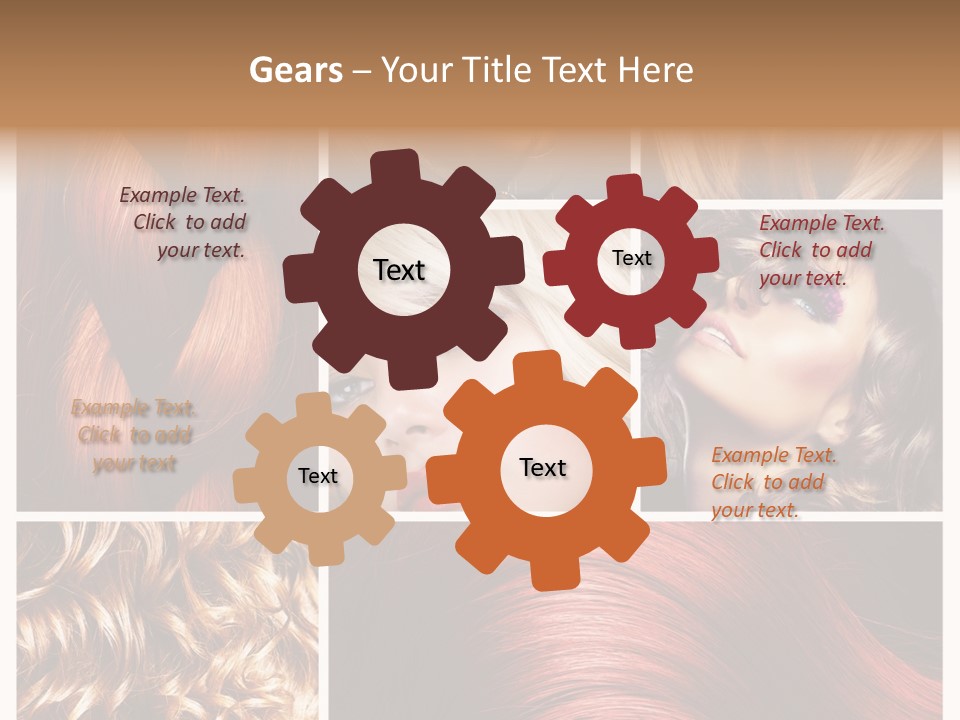 Cut Black Collage PowerPoint Template