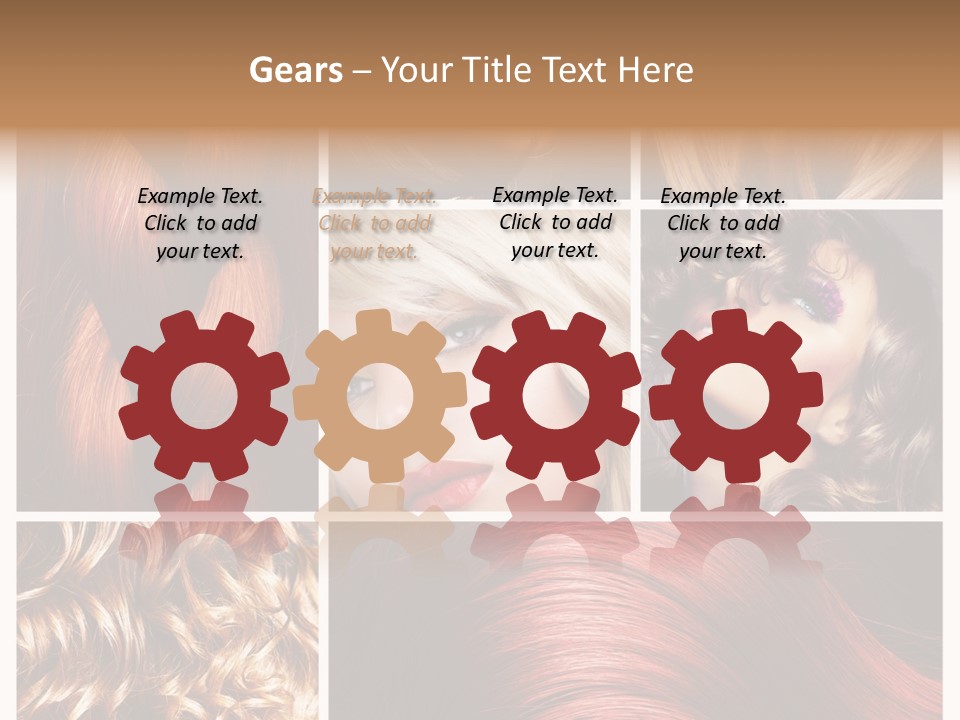 Cut Black Collage PowerPoint Template