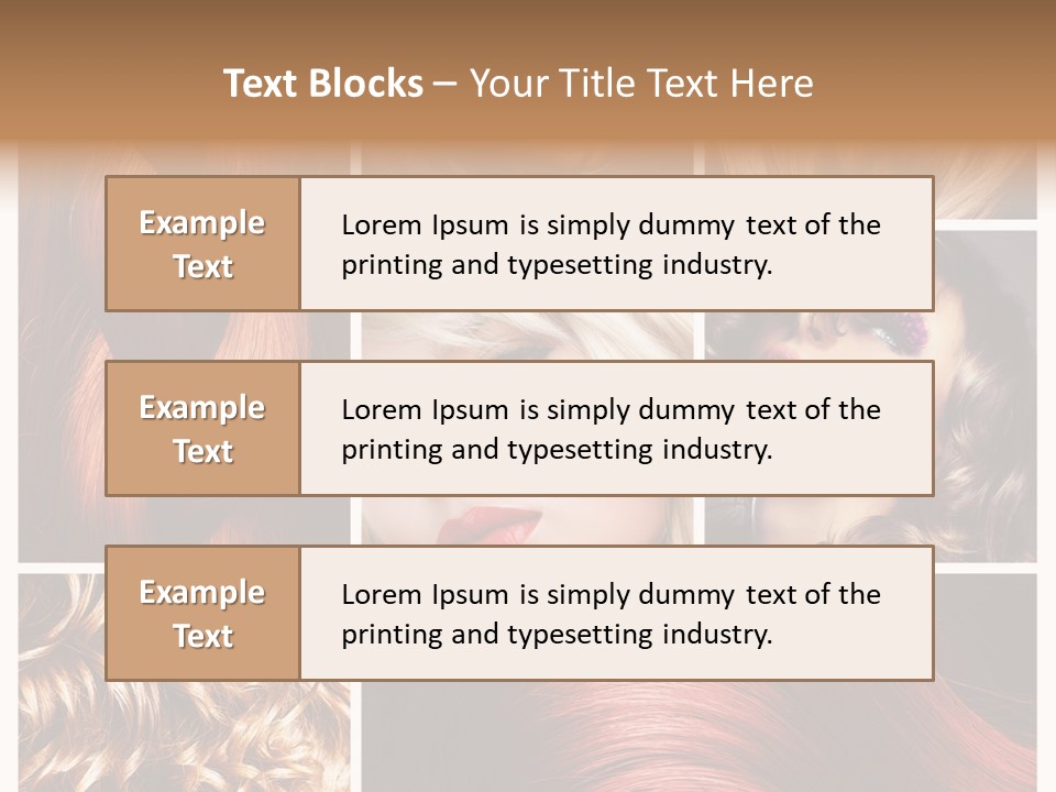 Cut Black Collage PowerPoint Template