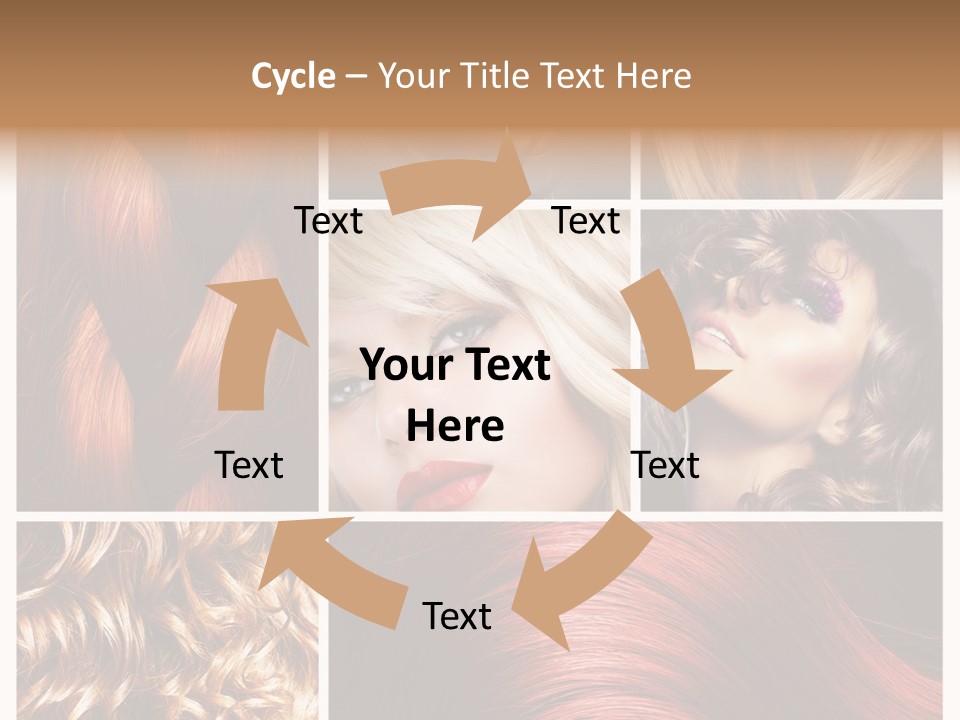 Cut Black Collage PowerPoint Template