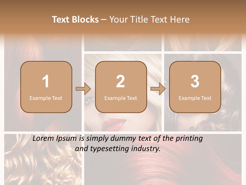 Cut Black Collage PowerPoint Template