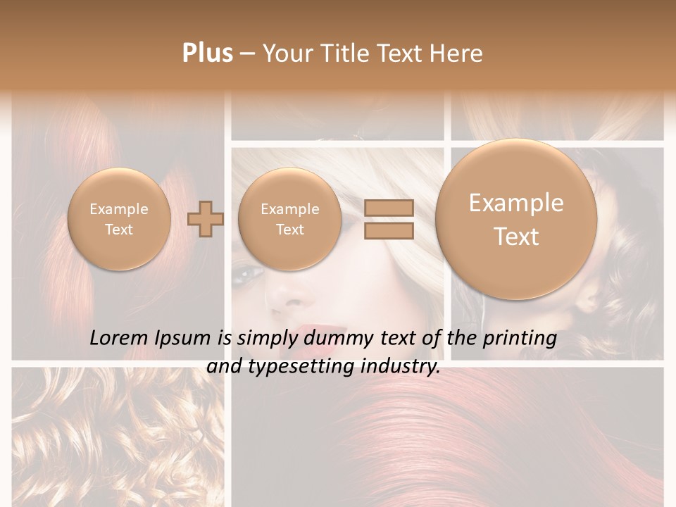 Cut Black Collage PowerPoint Template