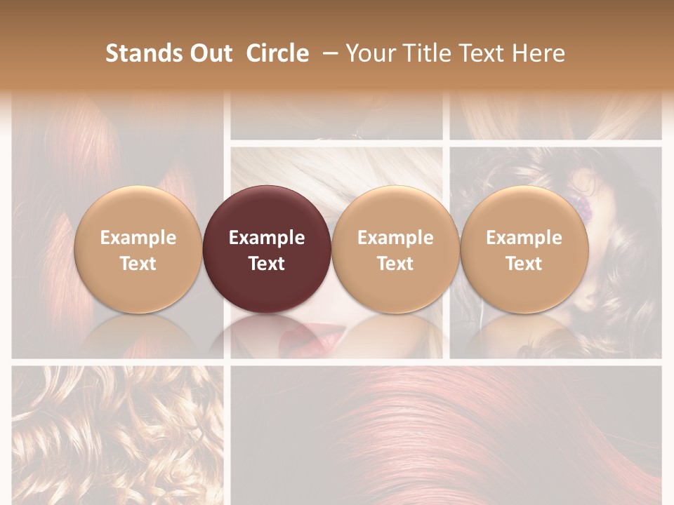 Cut Black Collage PowerPoint Template