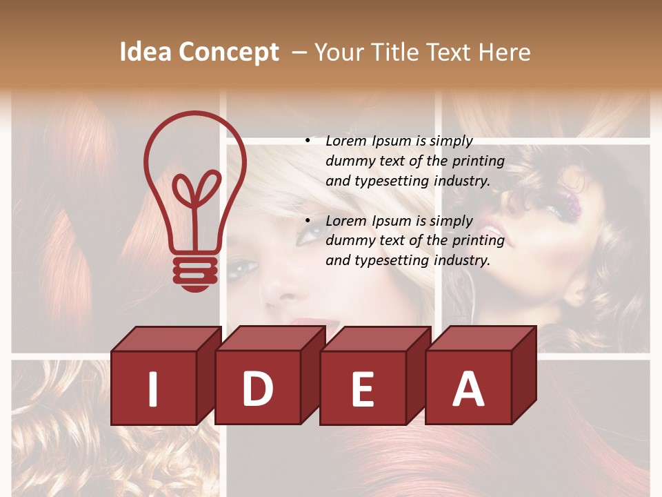 Cut Black Collage PowerPoint Template