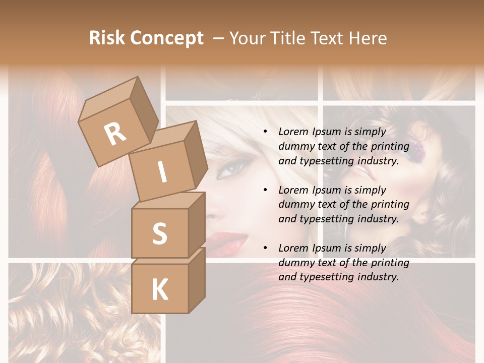 Cut Black Collage PowerPoint Template