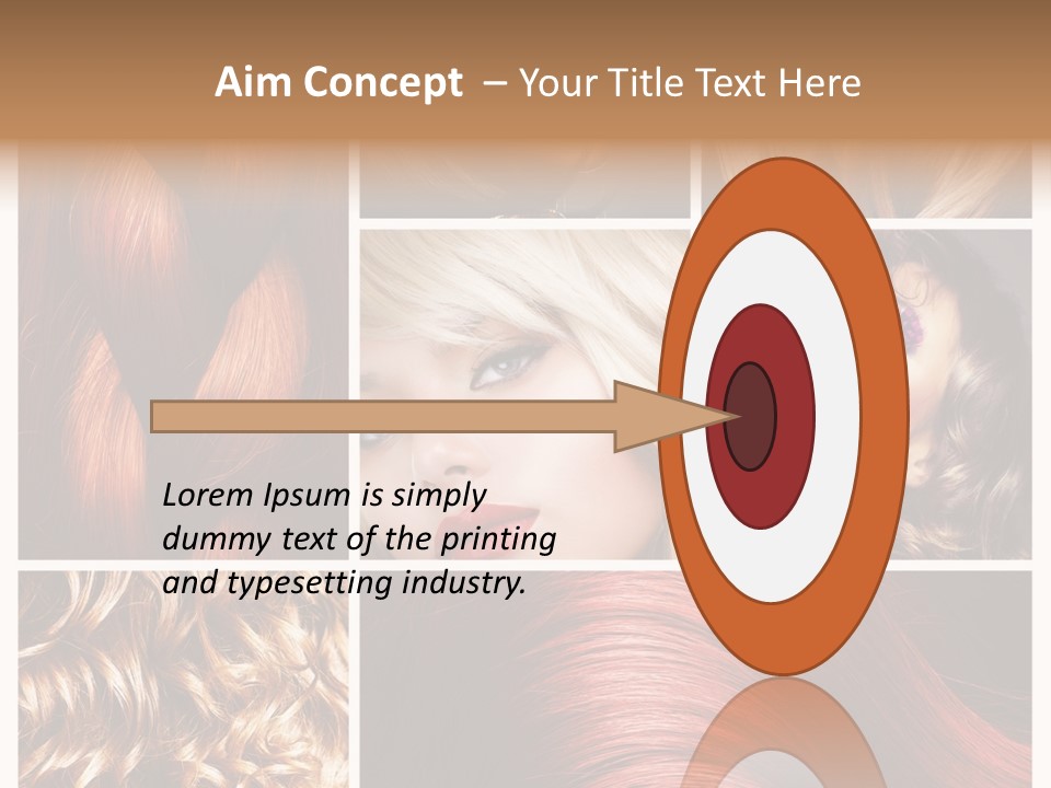 Cut Black Collage PowerPoint Template