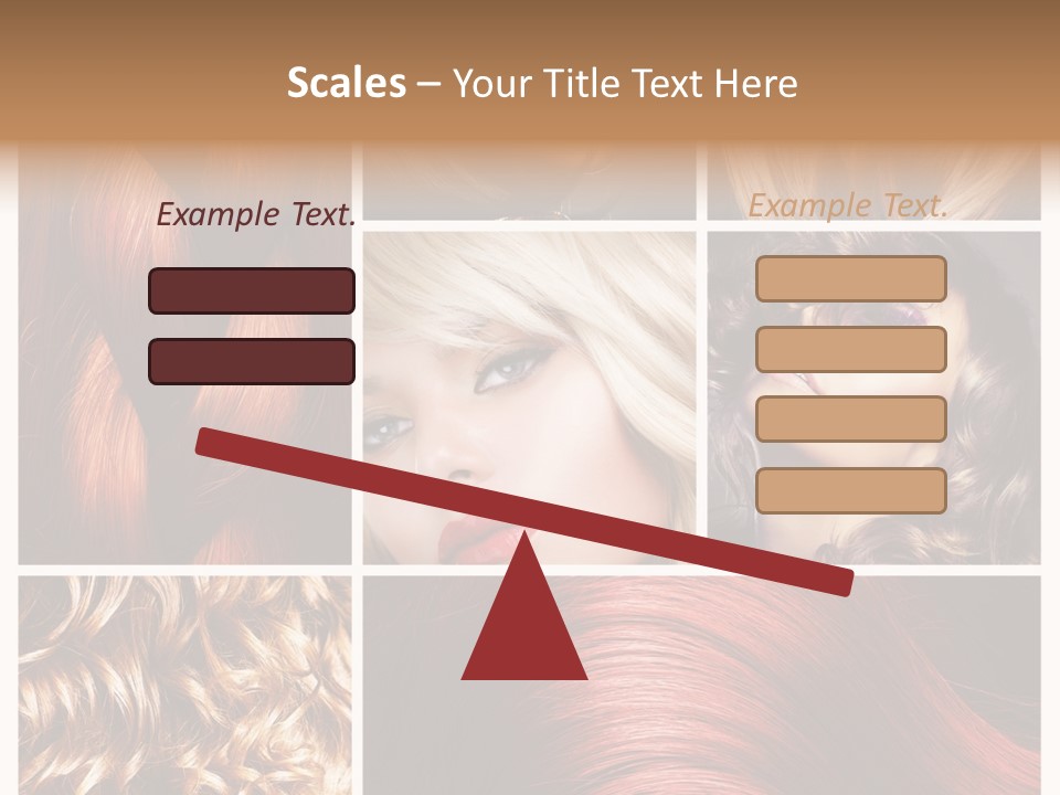Cut Black Collage PowerPoint Template