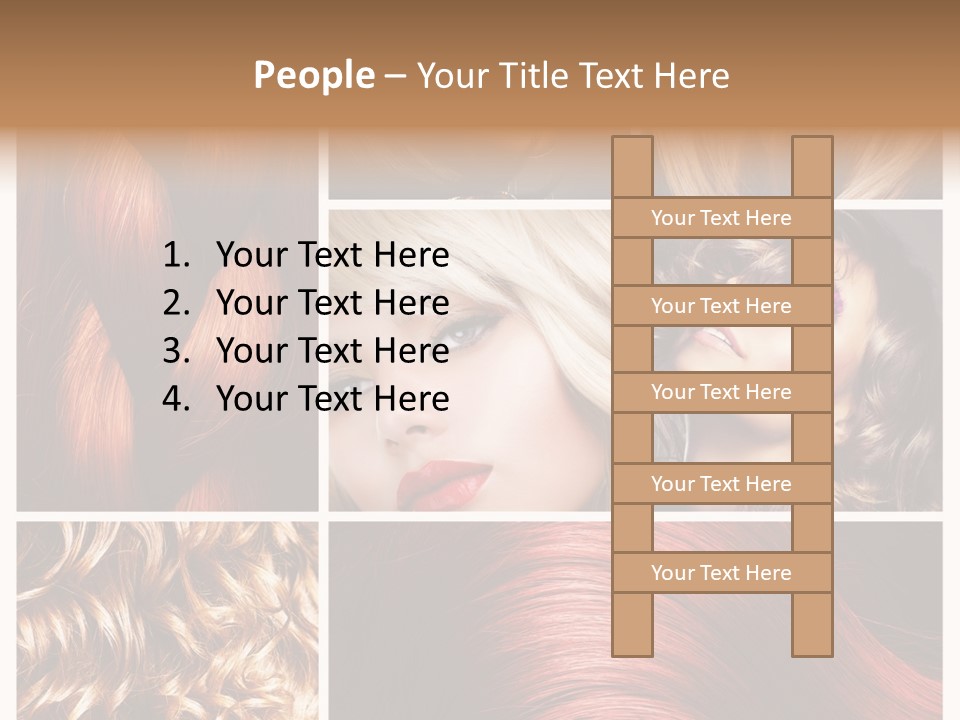 Cut Black Collage PowerPoint Template