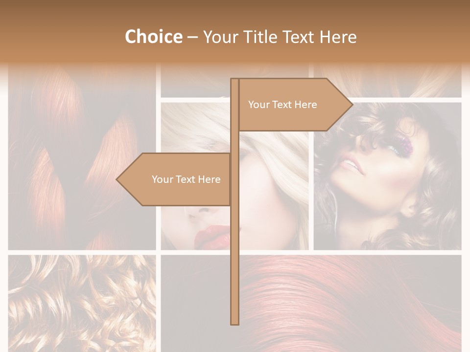 Cut Black Collage PowerPoint Template