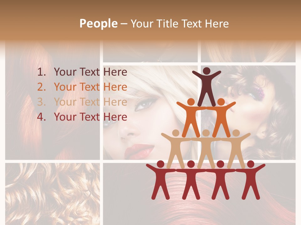 Cut Black Collage PowerPoint Template