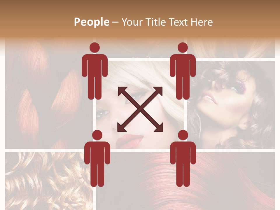 Cut Black Collage PowerPoint Template