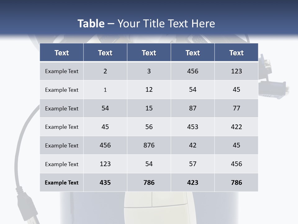 Cable Disposal Disk Drive PowerPoint Template