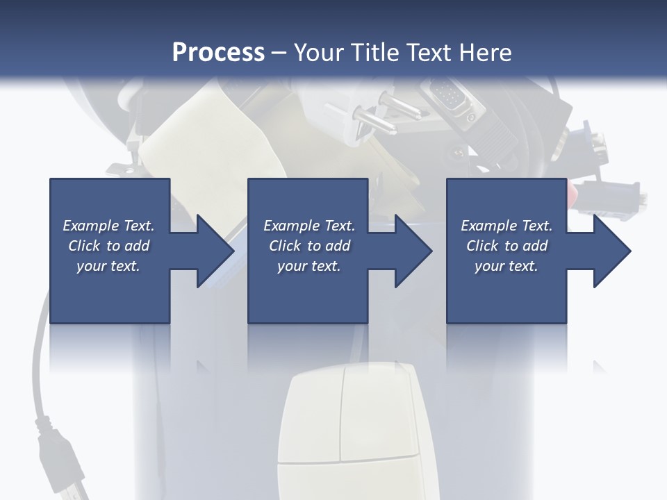Cable Disposal Disk Drive PowerPoint Template