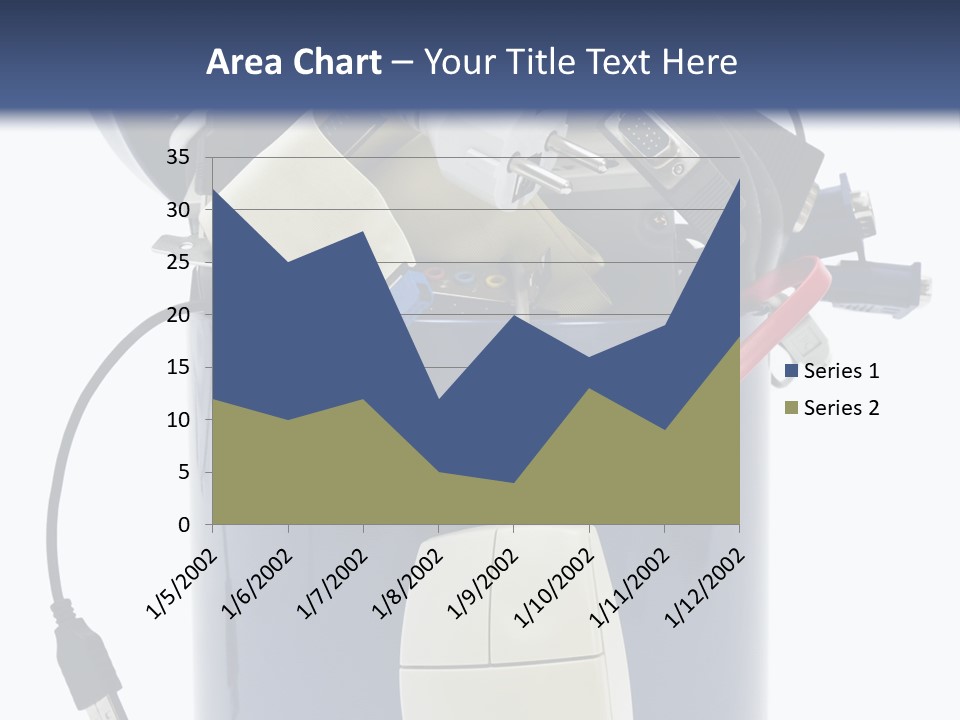 Cable Disposal Disk Drive PowerPoint Template