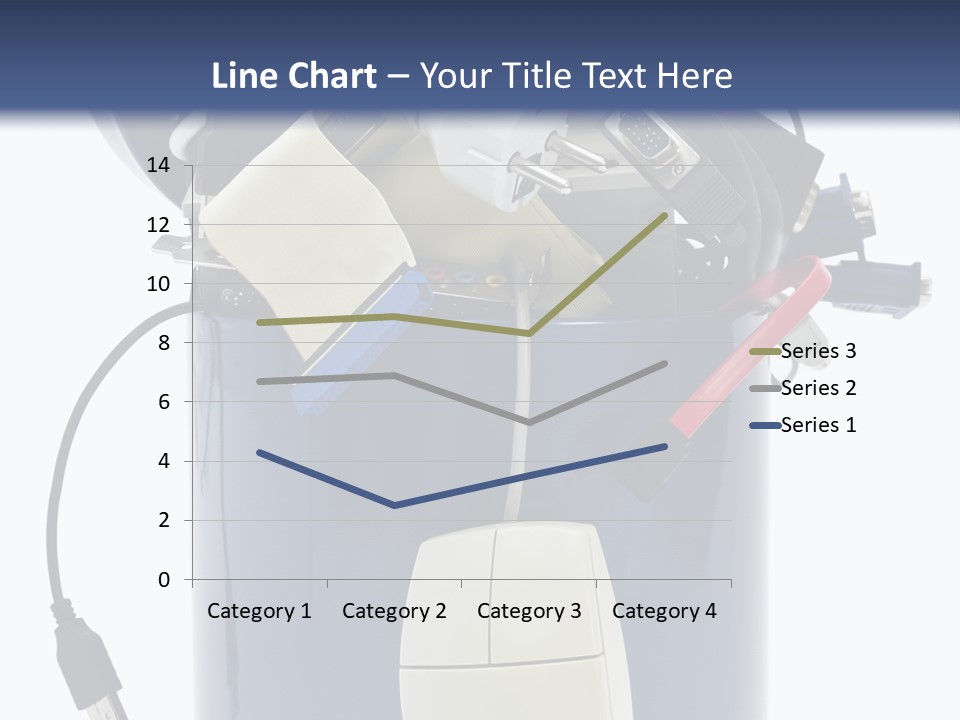 Cable Disposal Disk Drive PowerPoint Template