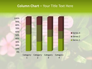 Green Pink Plant PowerPoint Template