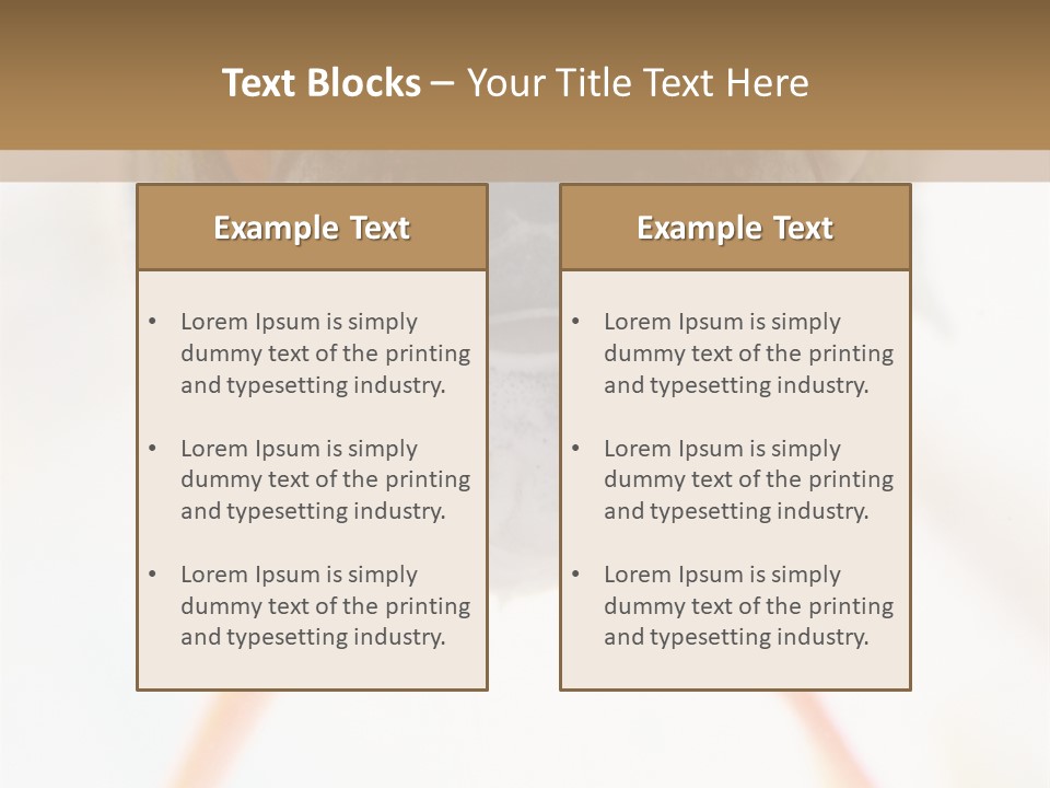 Saltwater Salt Coral PowerPoint Template