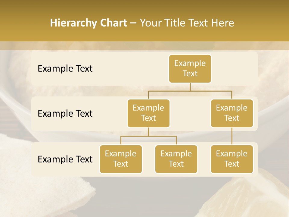 Dip Middle Eastern Food Drizzled PowerPoint Template