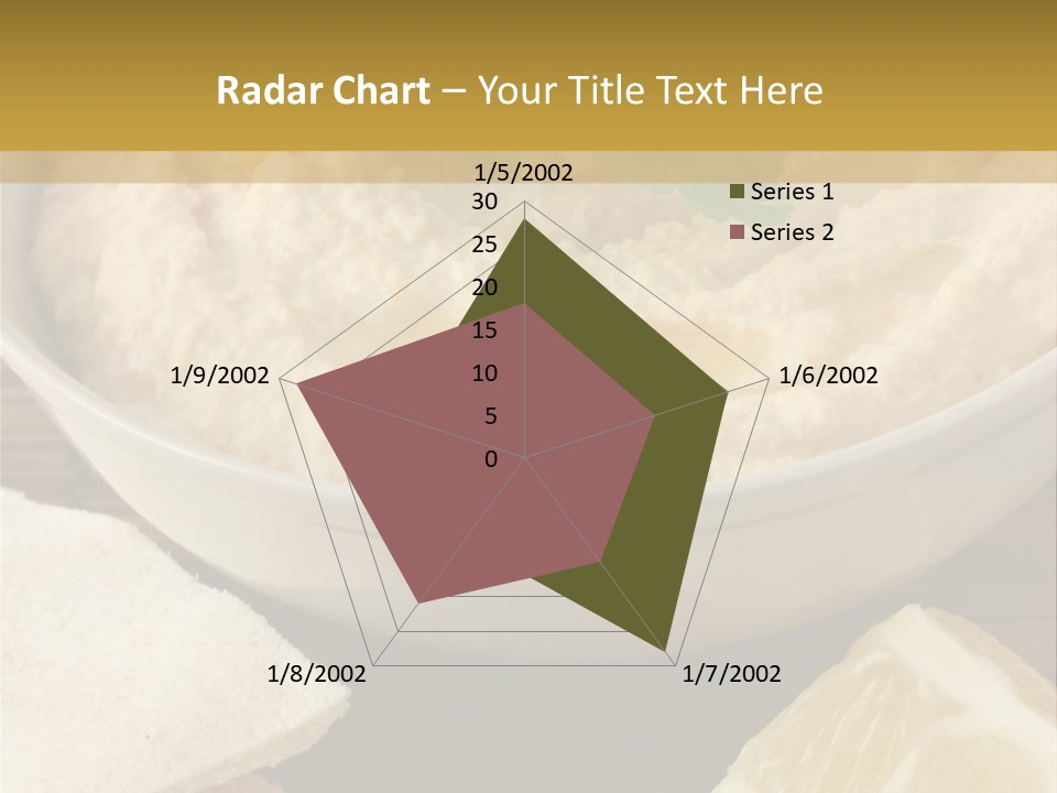 Dip Middle Eastern Food Drizzled PowerPoint Template