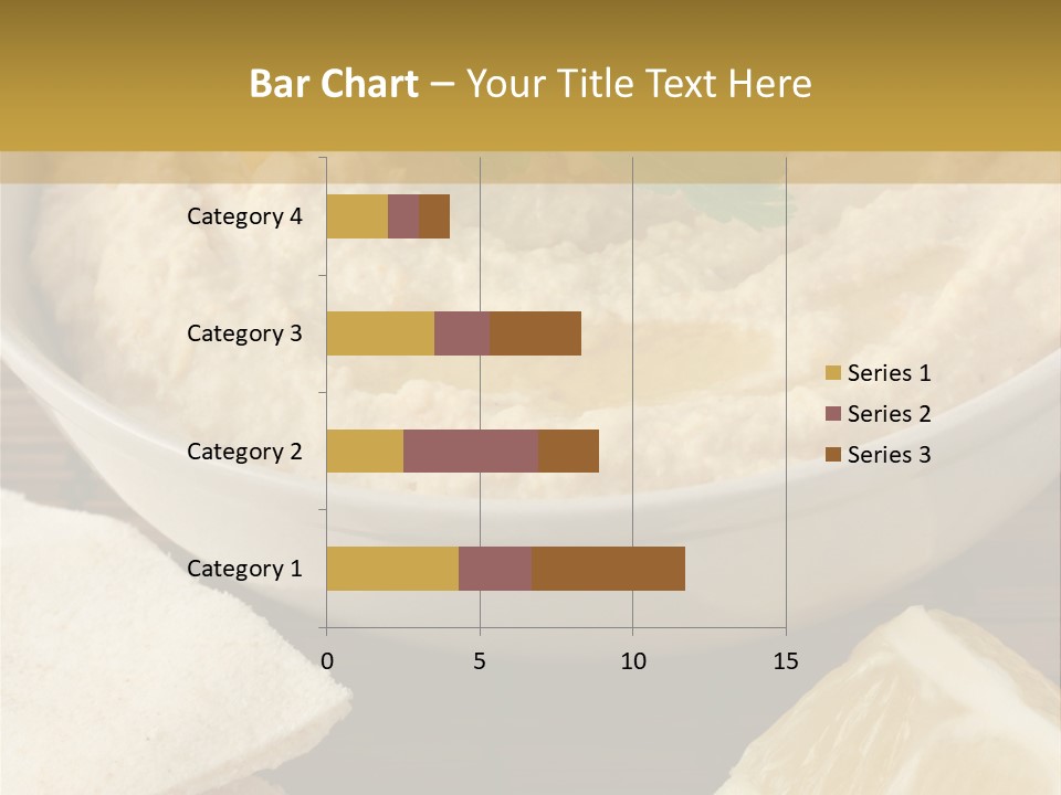 Dip Middle Eastern Food Drizzled PowerPoint Template