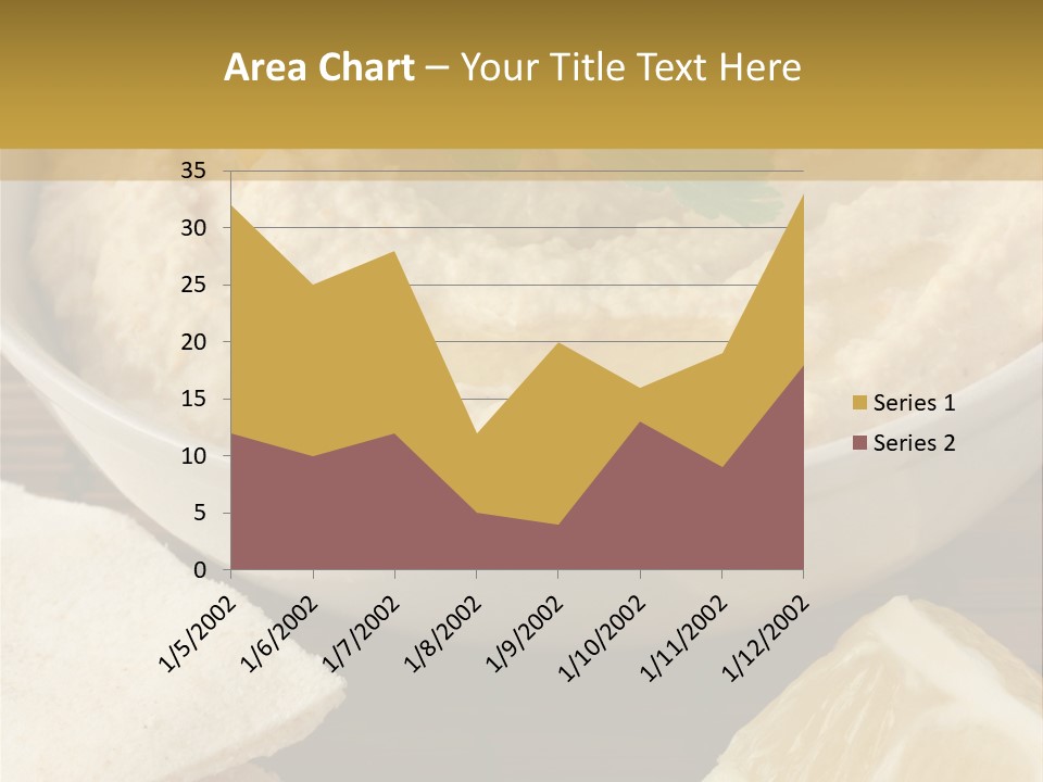Dip Middle Eastern Food Drizzled PowerPoint Template