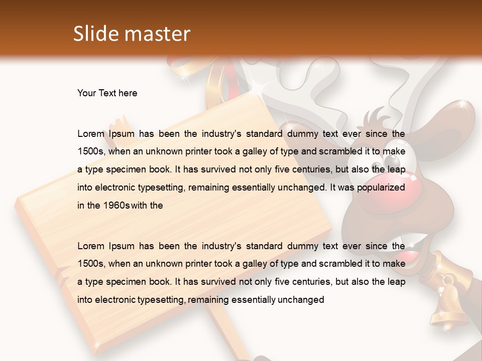 Festivity Vacations Ornament PowerPoint Template