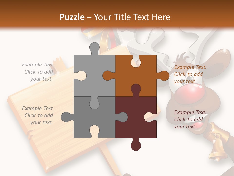 Festivity Vacations Ornament PowerPoint Template