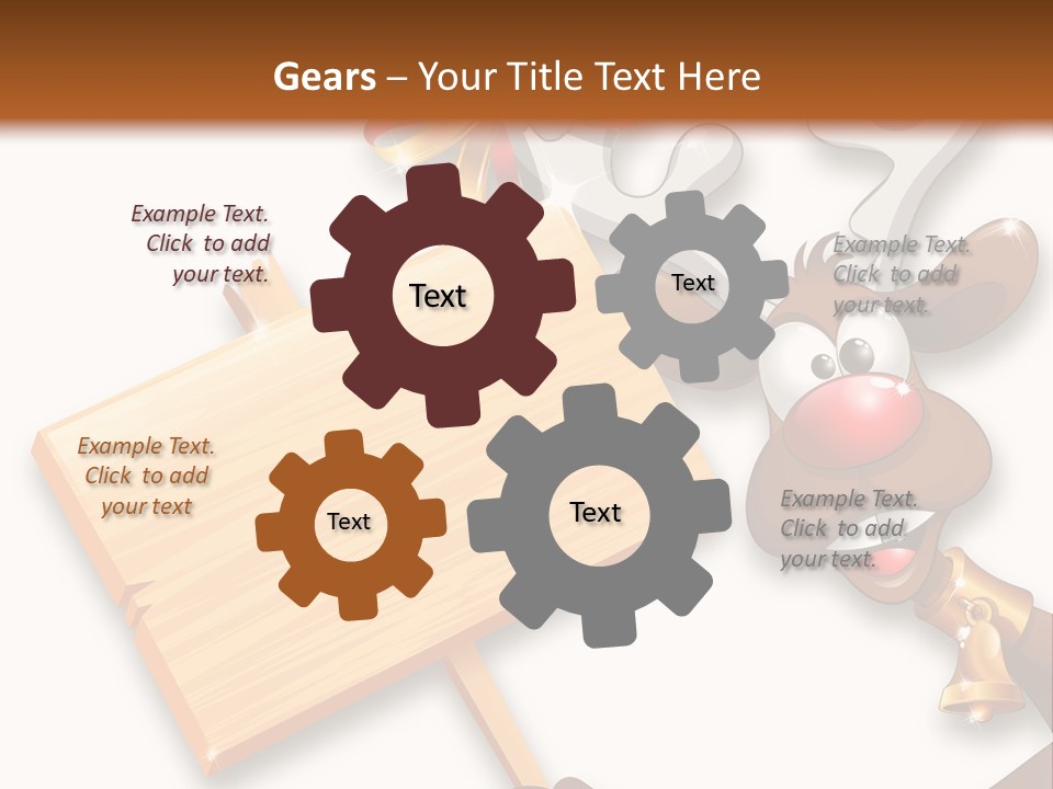 Festivity Vacations Ornament PowerPoint Template