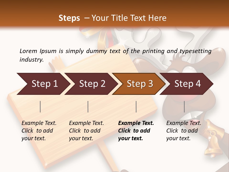 Festivity Vacations Ornament PowerPoint Template