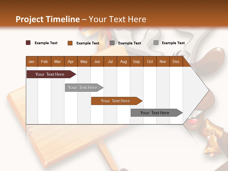 Festivity Vacations Ornament PowerPoint Template
