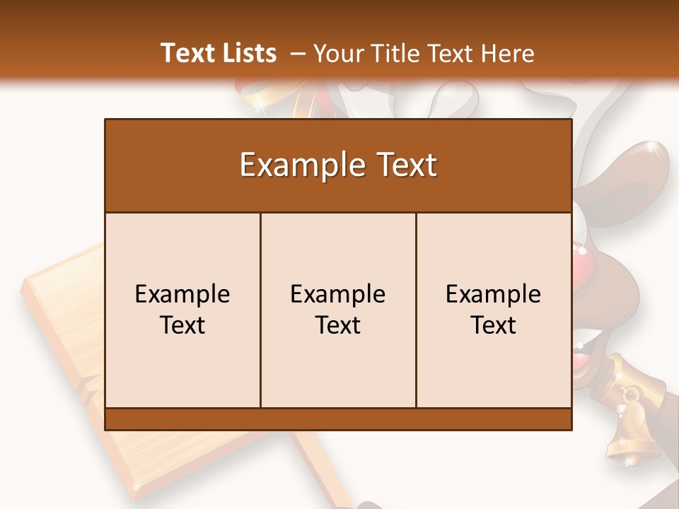 Festivity Vacations Ornament PowerPoint Template